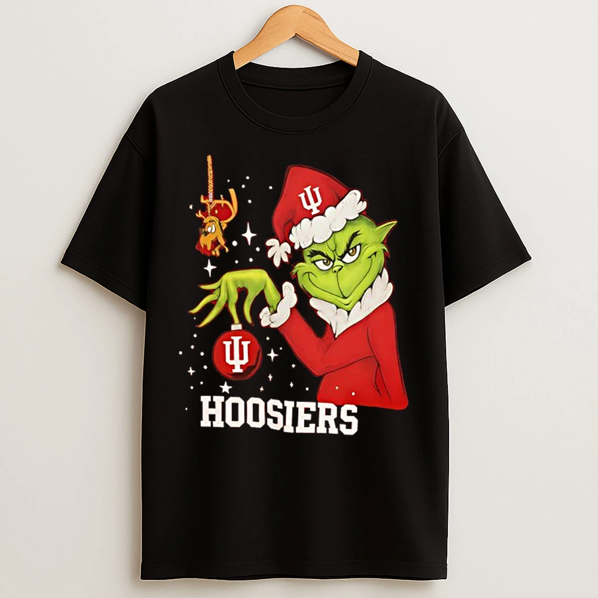 Classic Indiana Hoosiers X Grinch And Max T Shirts