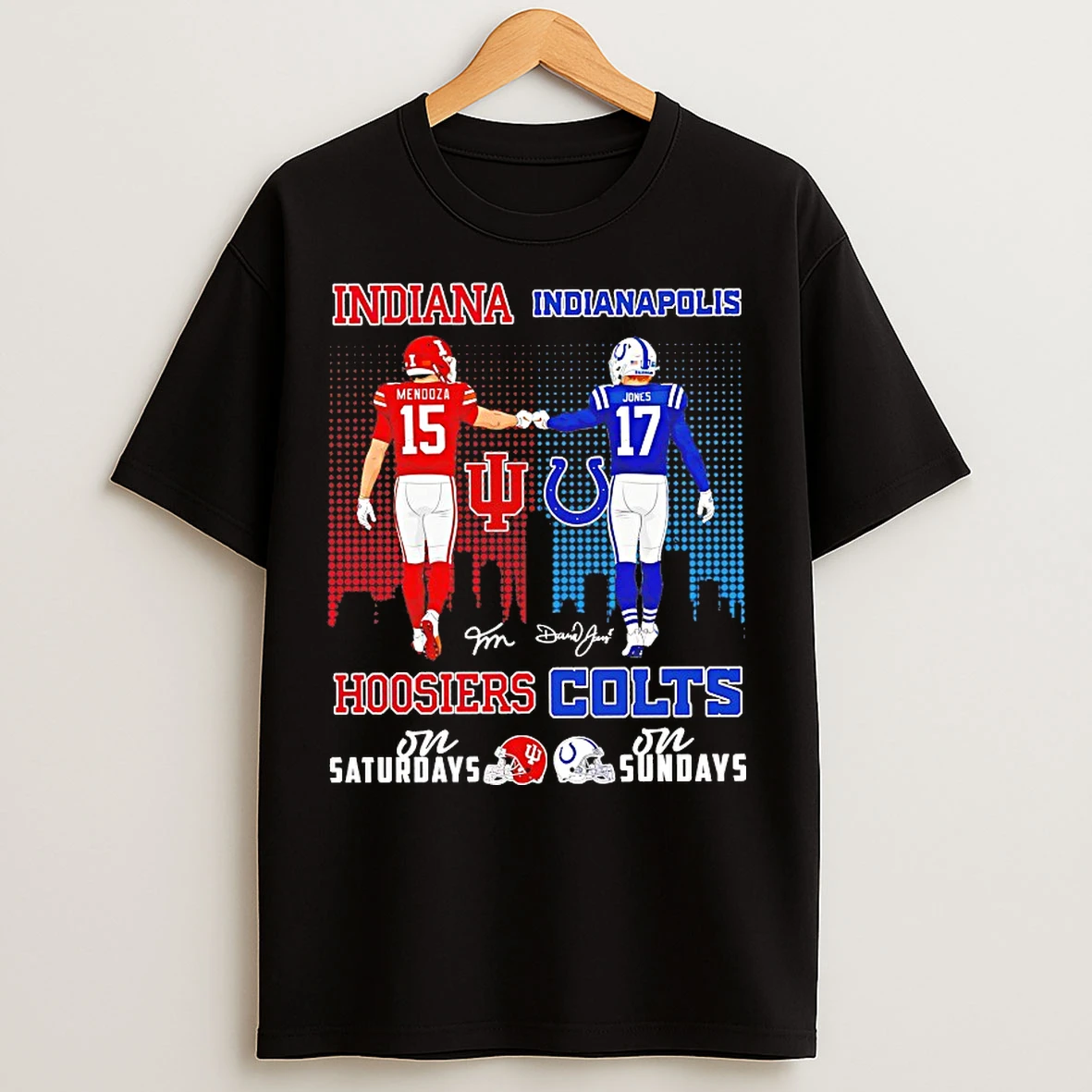 Classic Indiana Indianapolis Hoosiers Colts Football Saturday Sunday T Shirts