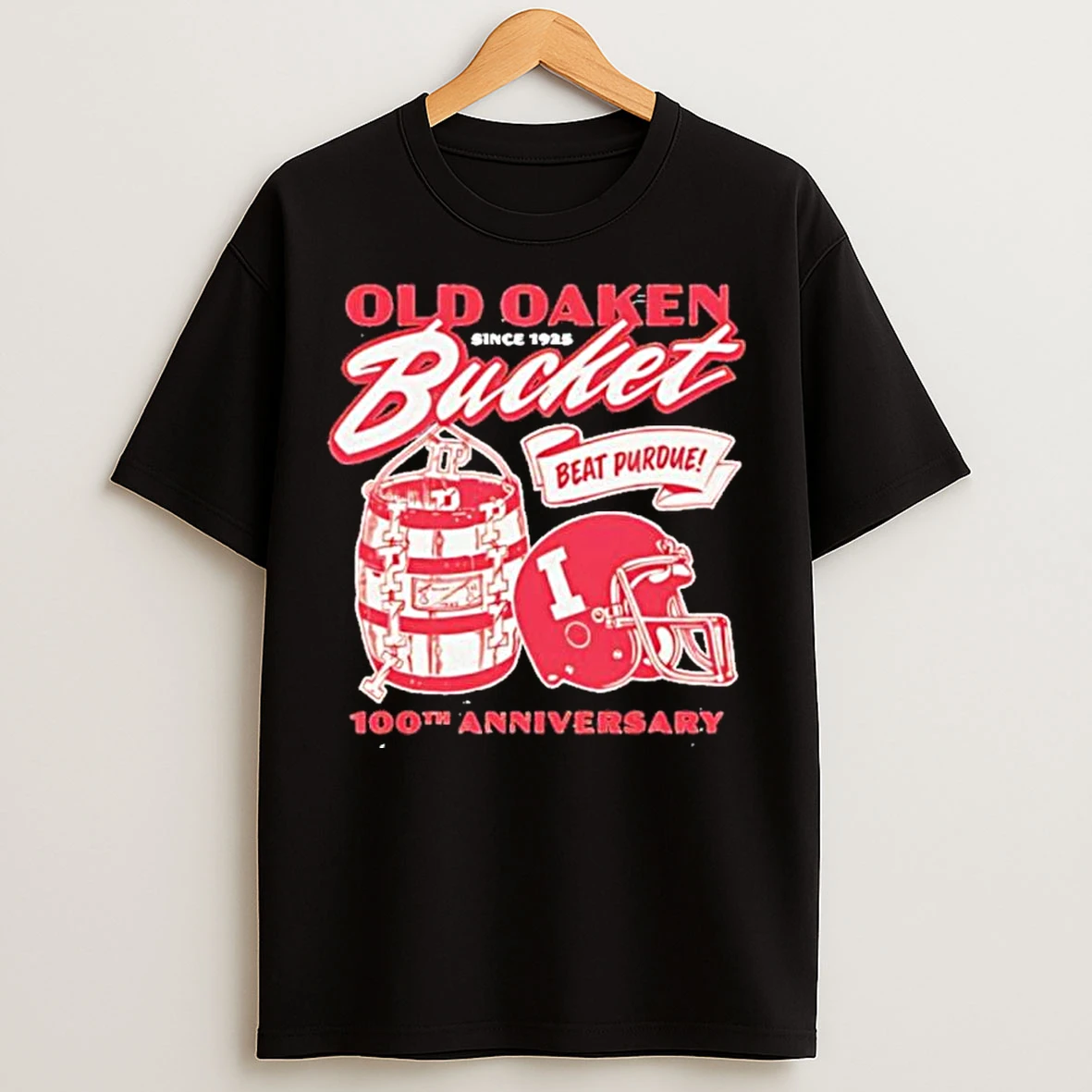 Classic Indiana Old Oaken Bucket Beat Purdue 100th Anniversary T Shirts