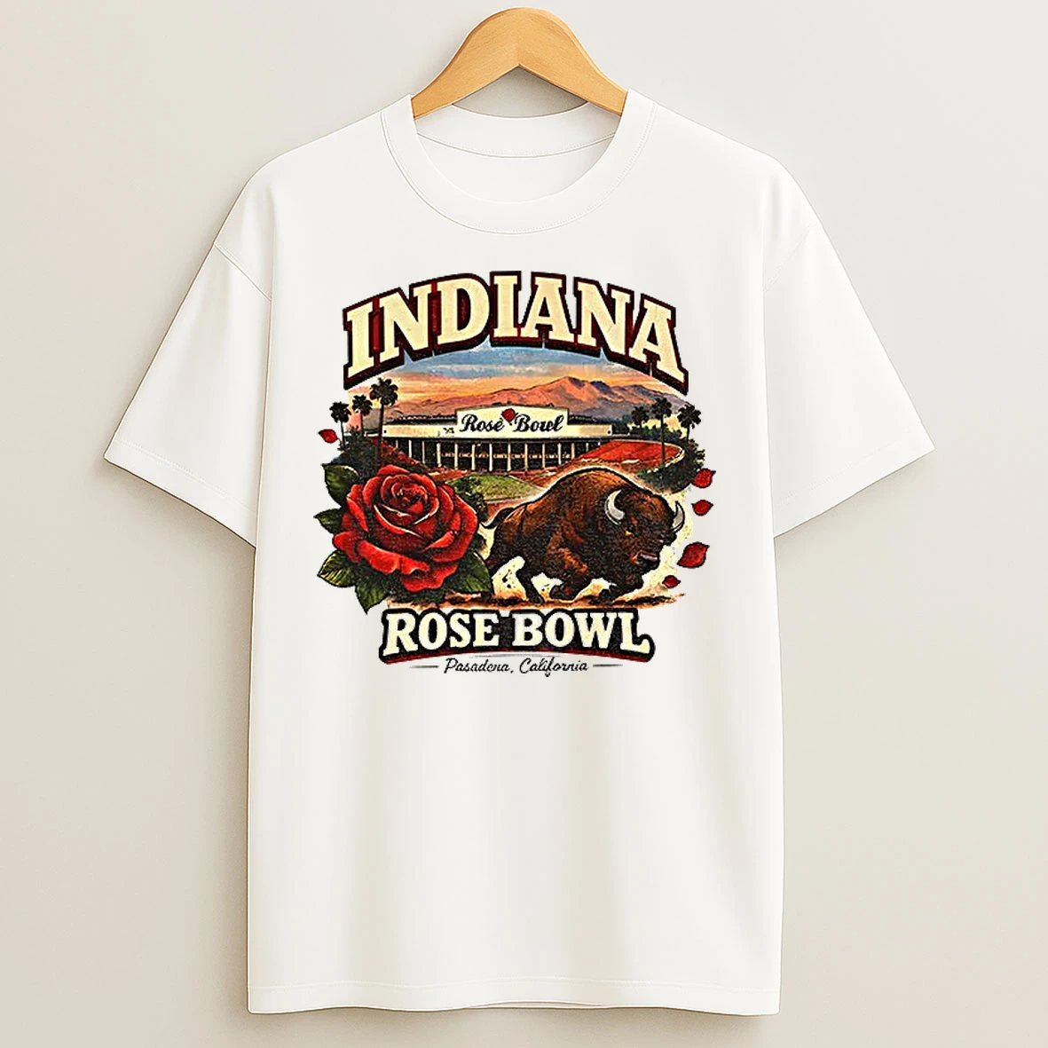 Classic Indiana Rose Bowl Pasadema Ca Game Day Vintage T Shirts