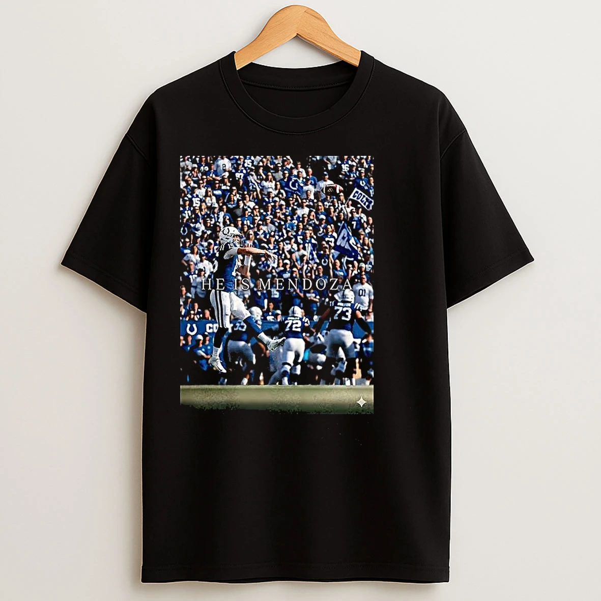 Classic Indianapolis Colts He Is Mendoza T Shirts