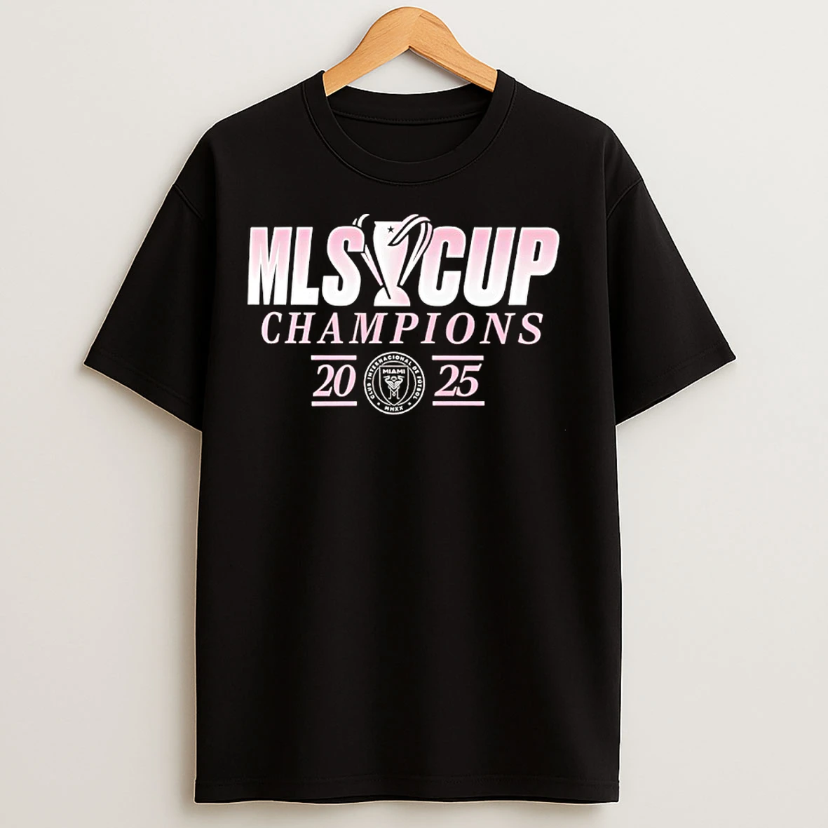 Classic Inter Miami Cf 2025 Mls Cup Champions Catch Ball T Shirts