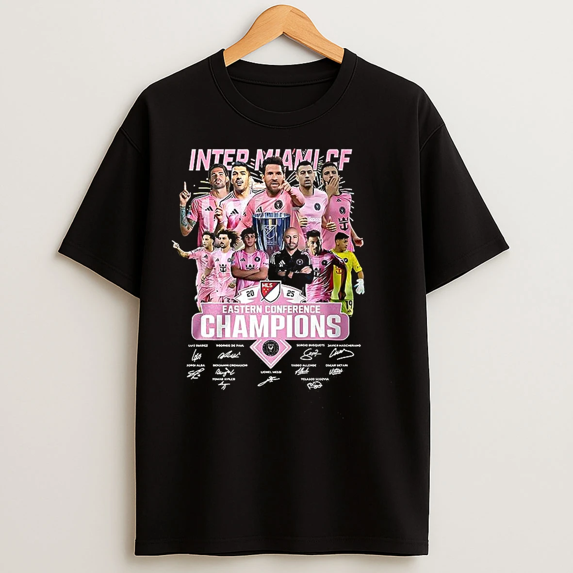 Classic Inter Miami Cf Eastern Conference Champions Signature T Shirts