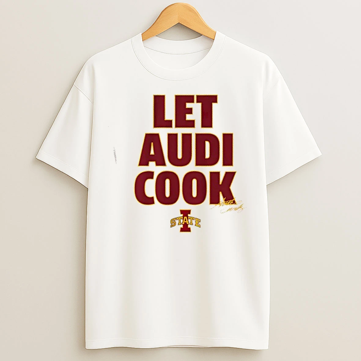 Classic Iowa State Basketball Let Audi Crooks Cook Signature T Shirts