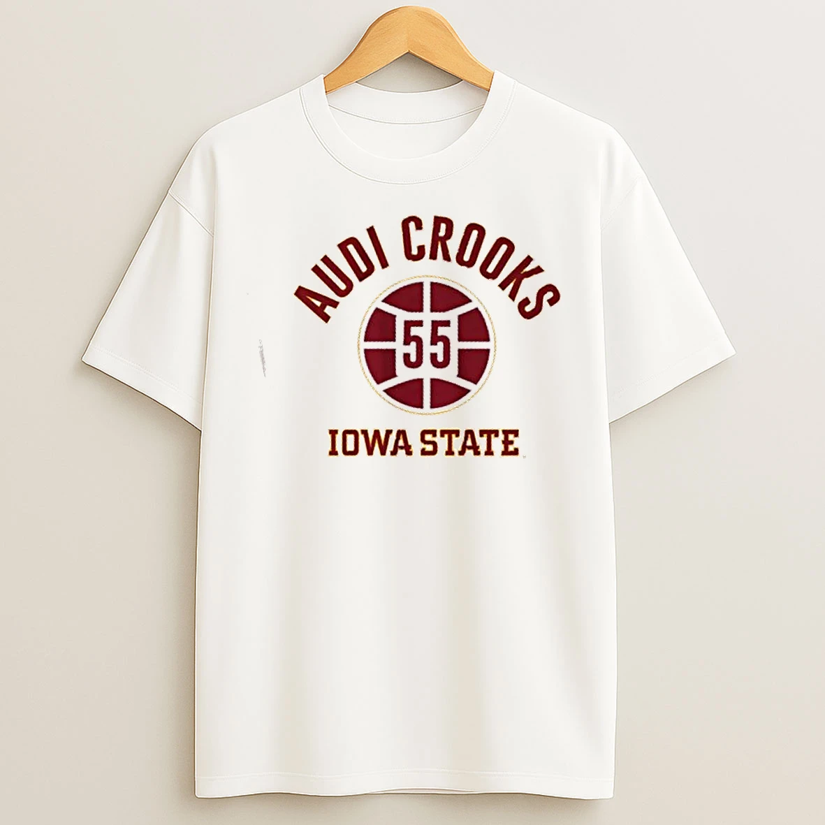 Classic Iowa State Wbb Audi Crooks Name Number Ball 55 T Shirts