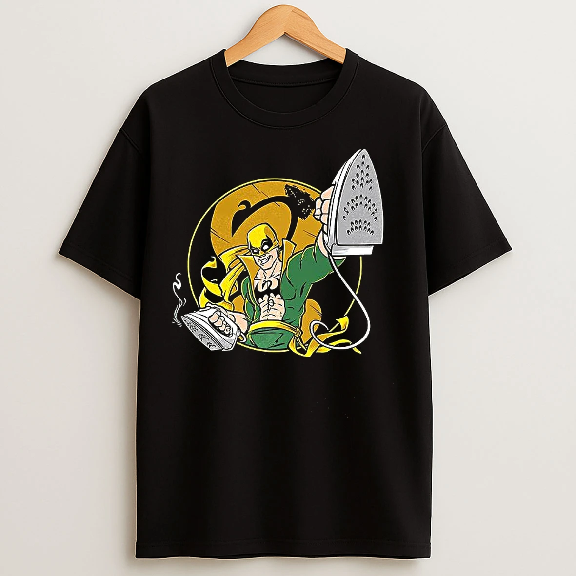 Classic Ironing Fist Iron Fist Marvel Comics Parody T Shirts