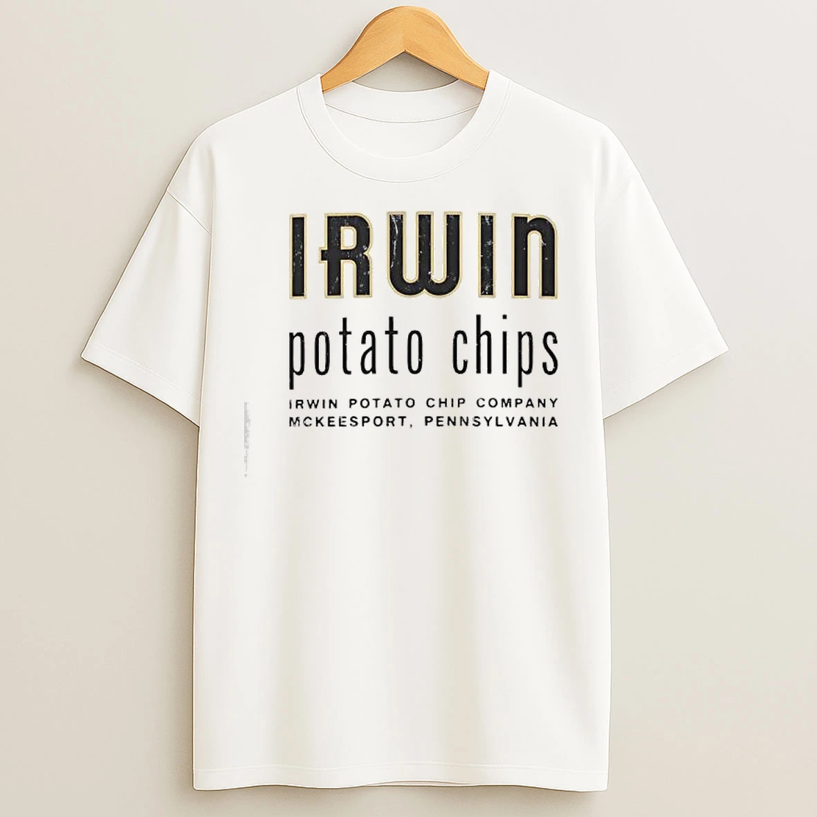 Classic Irwin Potato Chips Company Mckeesports Pa T Shirts