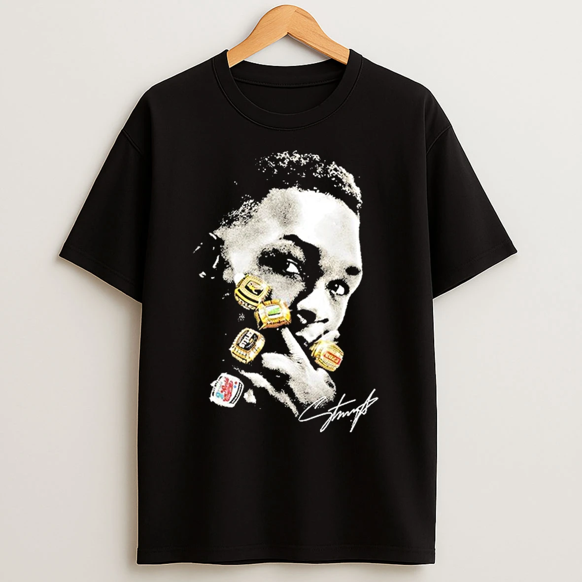Classic Israel Adesanya Accolades Supporter Rings T Shirts