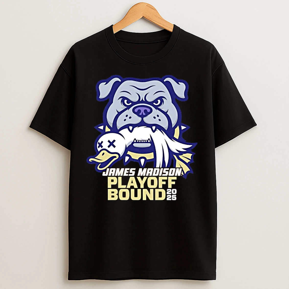 Classic Jmu Dukes 2025 26 Cfp Playoff Bound Mascot Classic T Shirts