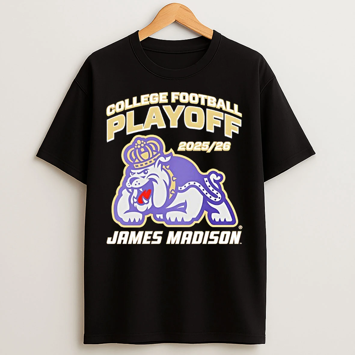 Classic Jmu Dukes 2025 26 College Football Playoff Mascot Classic T Shirts