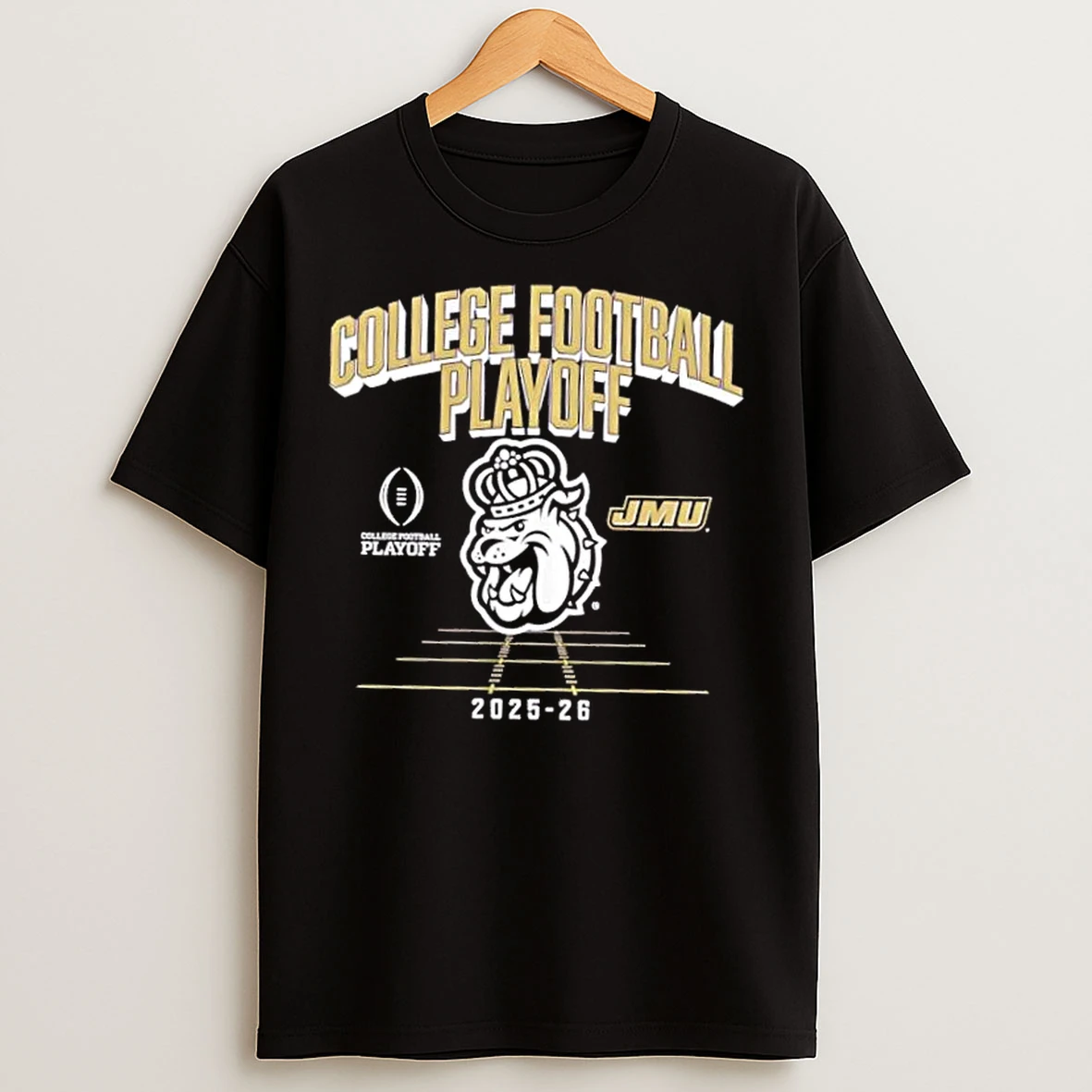 Classic Jmu Football 2025 26 Cfb Playoff Mascot T Shirts