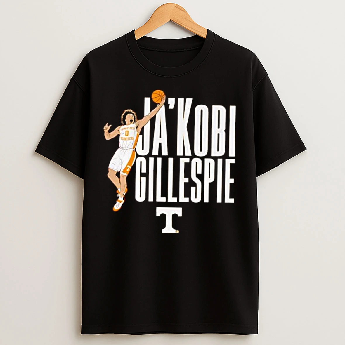 Classic Jakobi Gillespie Name Pose Tennessee Basketball Stylish T Shirts