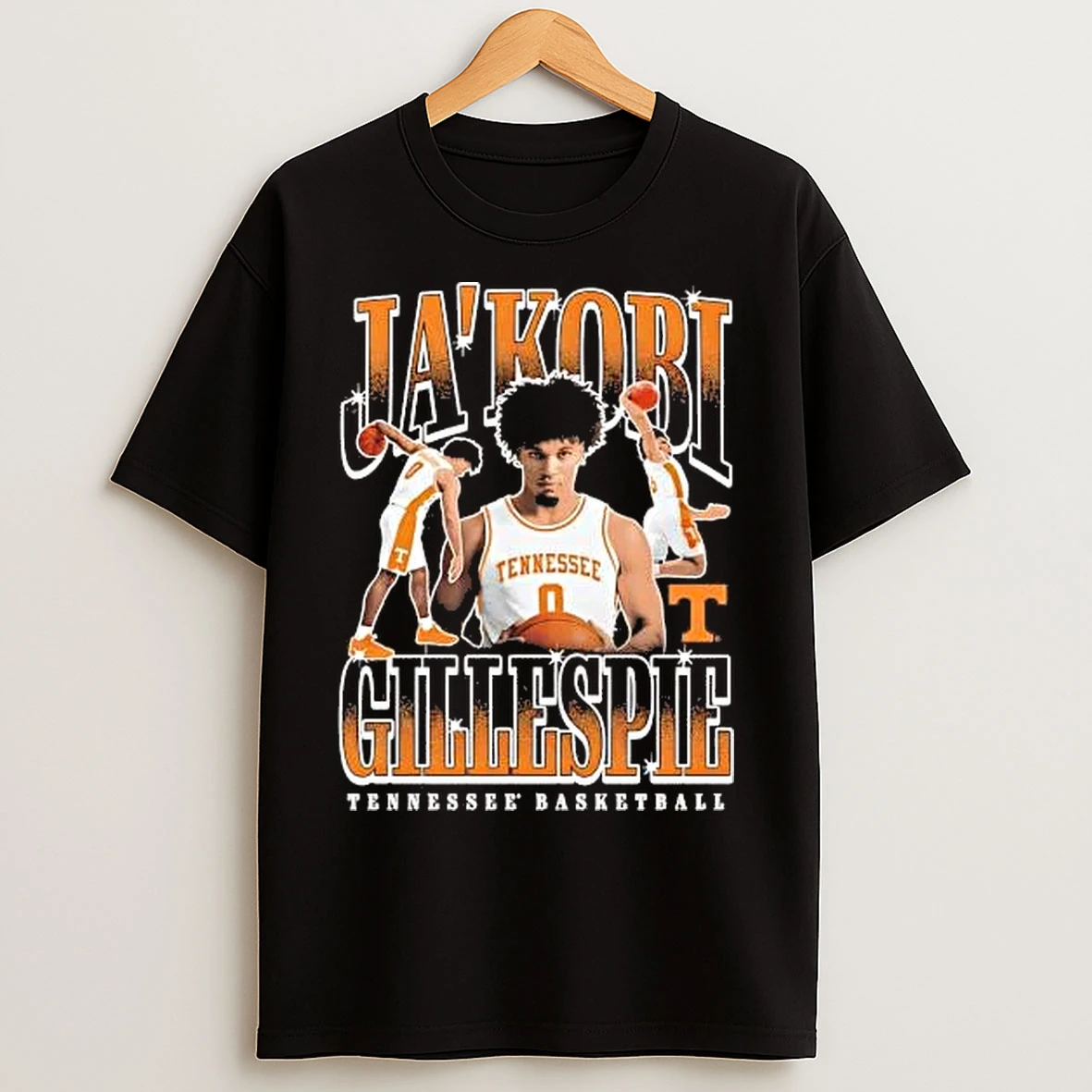 Classic Jakobi Gillespie Portrait Tennessee Volunteers T Shirts