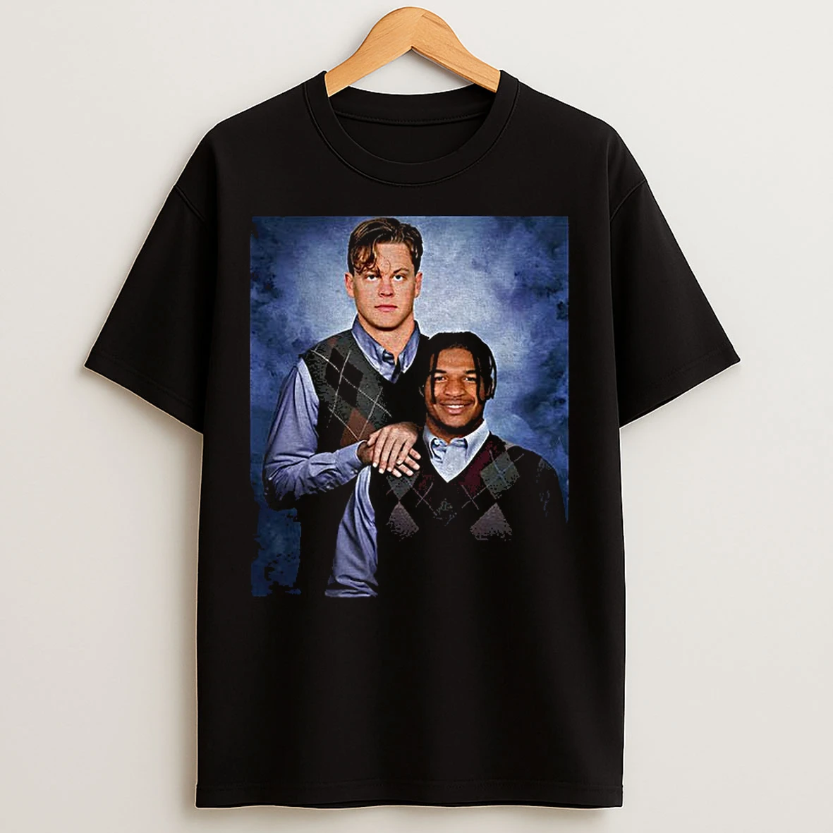 Classic Jamarr Chase And Joe Burrow Cincinnati Bengals Football Step Brothers Vintage T Shirts