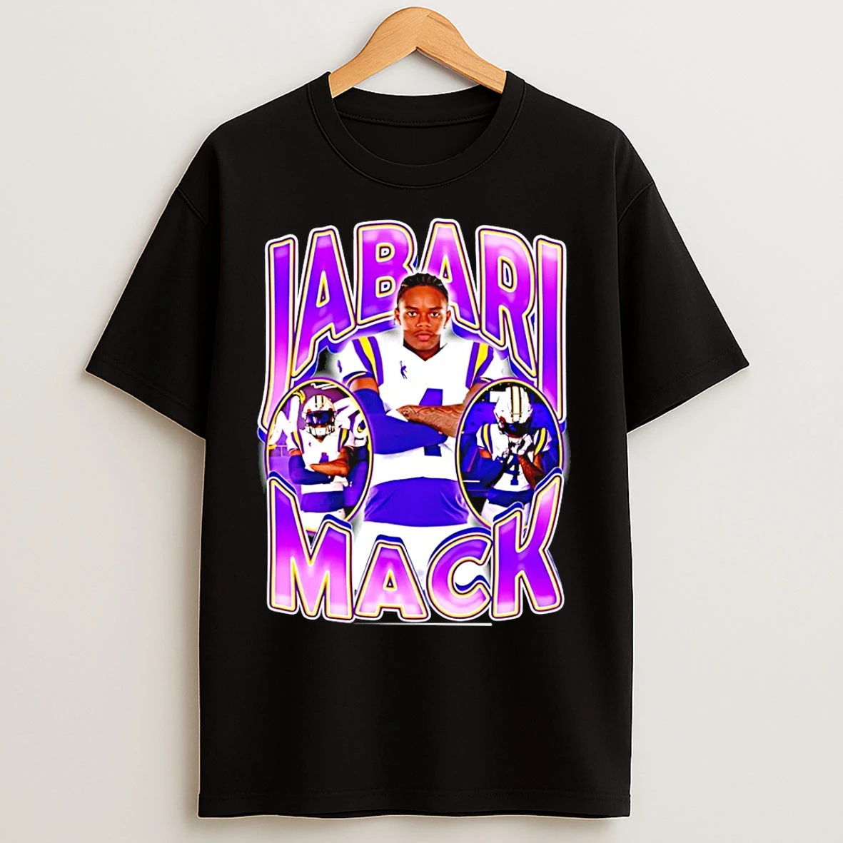 Classic Jabari Mack Bayou Lsu Athletics Dreams Graphic T Shirts