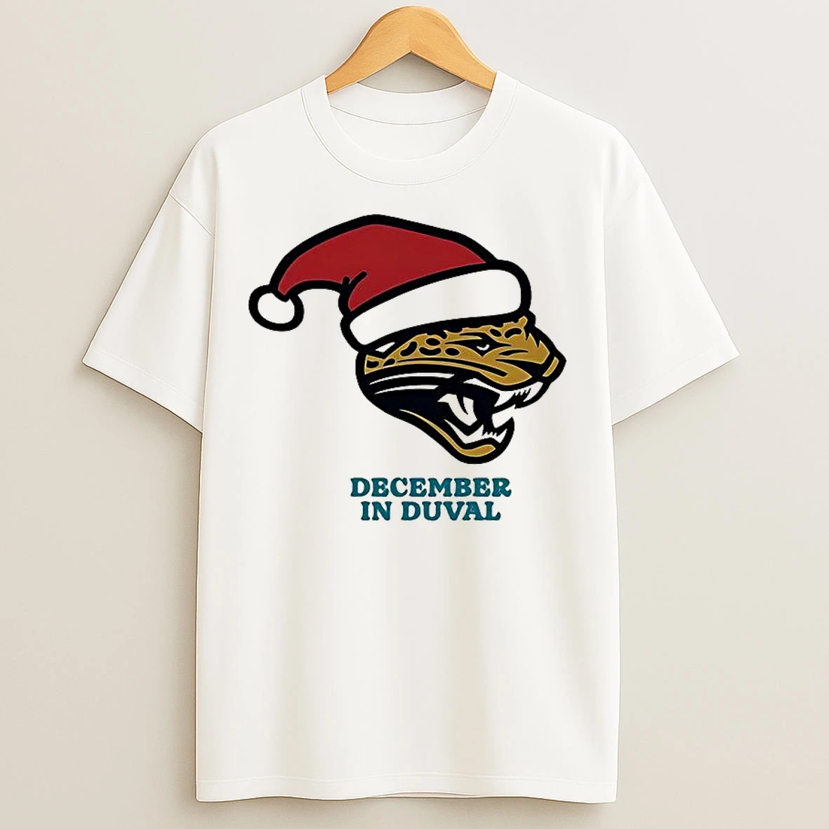 Classic Jacksonville Jaguars December In Duval Merry Christmas T Shirts
