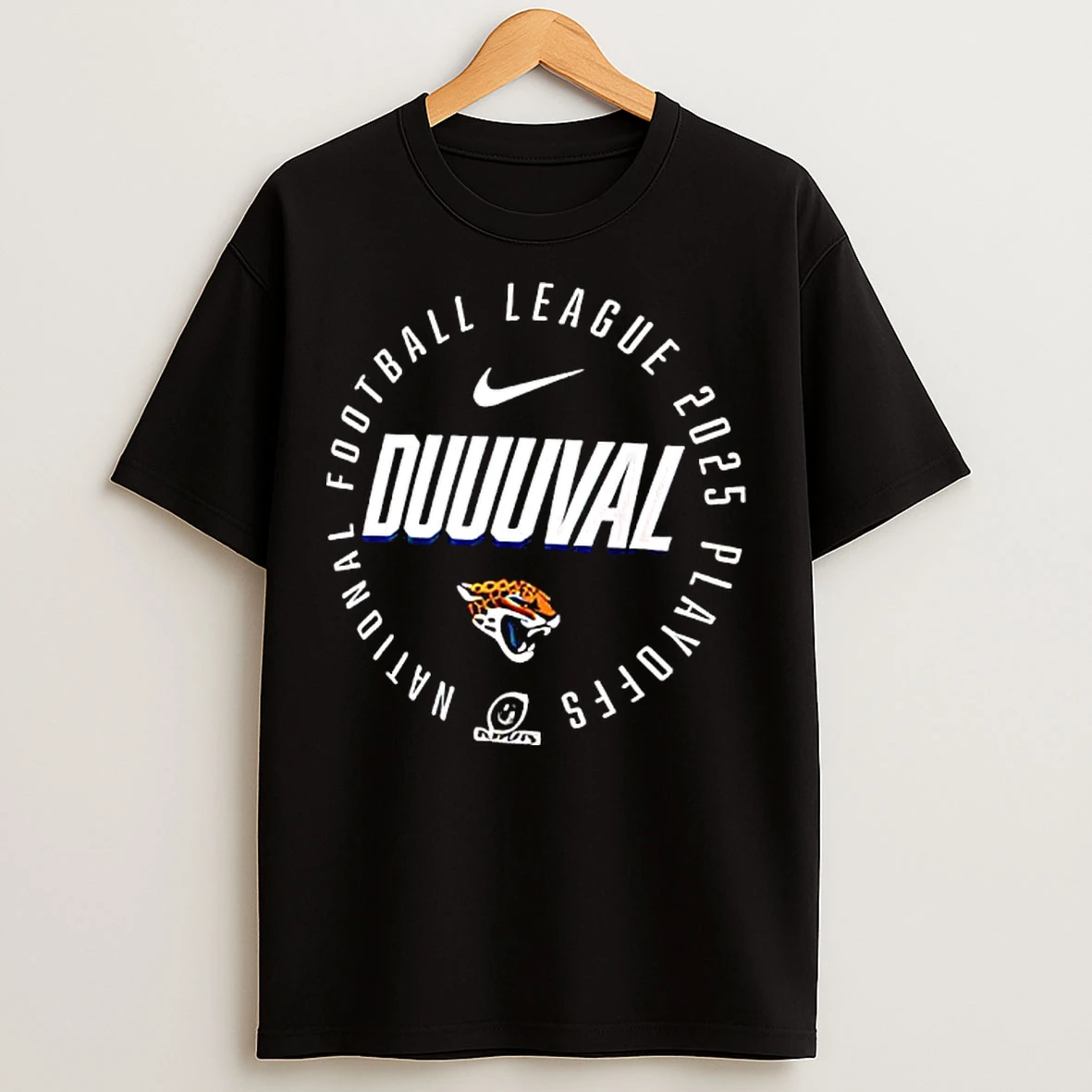 Classic Jacksonville Jaguars Duuuval National Football League 2025 Playoffs T Shirts