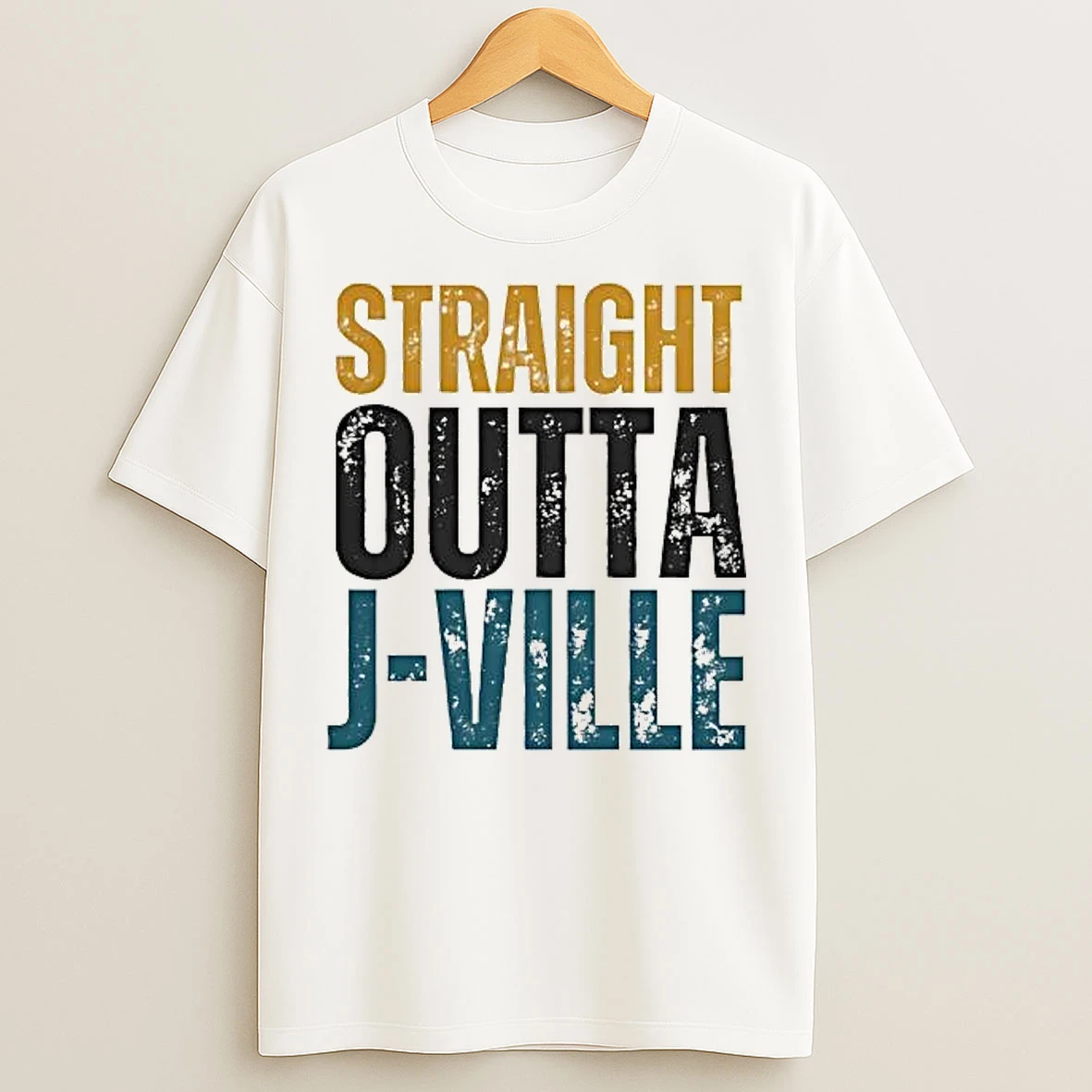 Classic Jacksonville Jaguars Straight Outta J Ville T Shirts