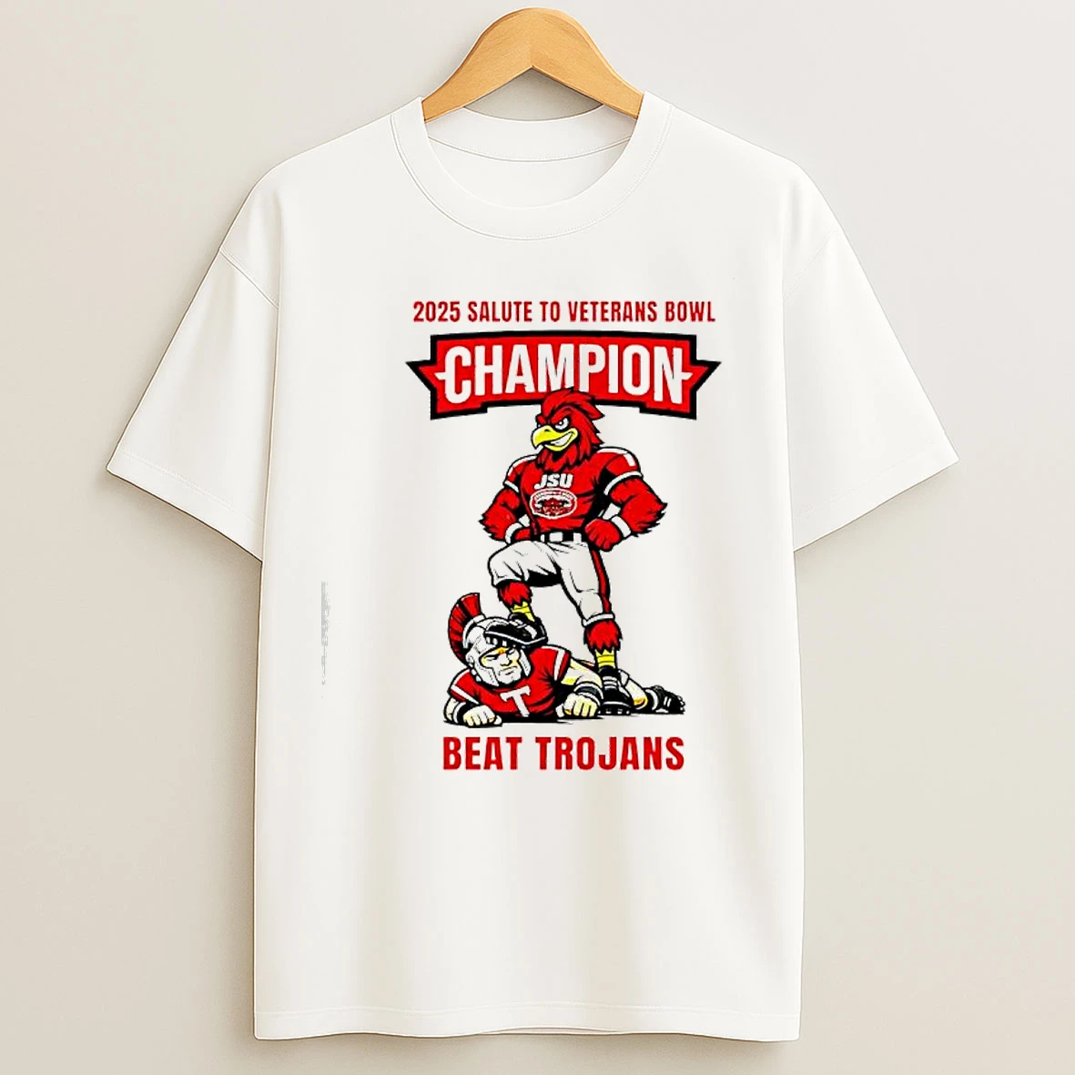 Classic Jacksonville State Gamecocks Ncaa 2025 Salute To Veterans Bowl T Shirts