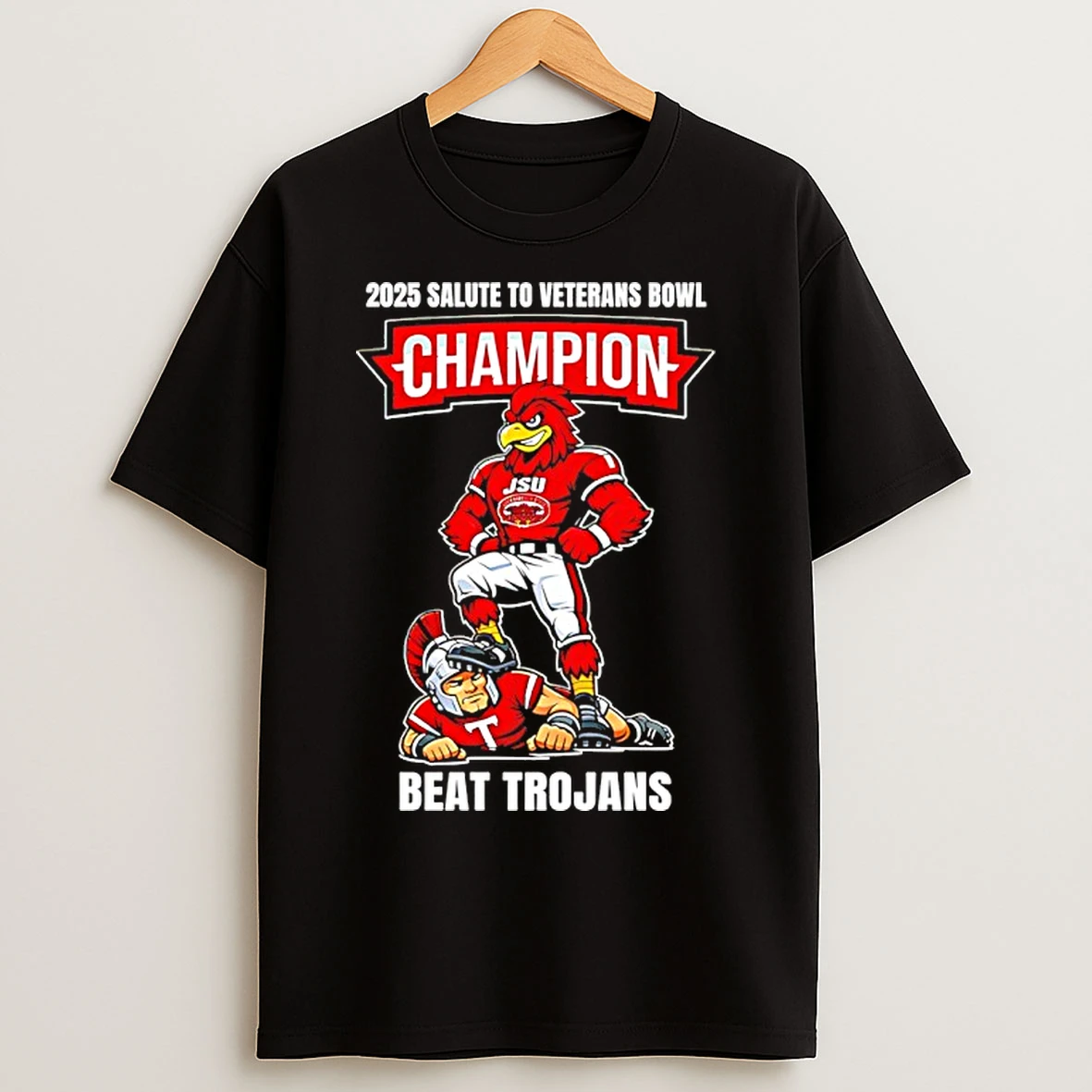 Classic Jacksonville State Gamecocks Ncaa 2025 Salute To Veterans Bowl Mascot T Shirts