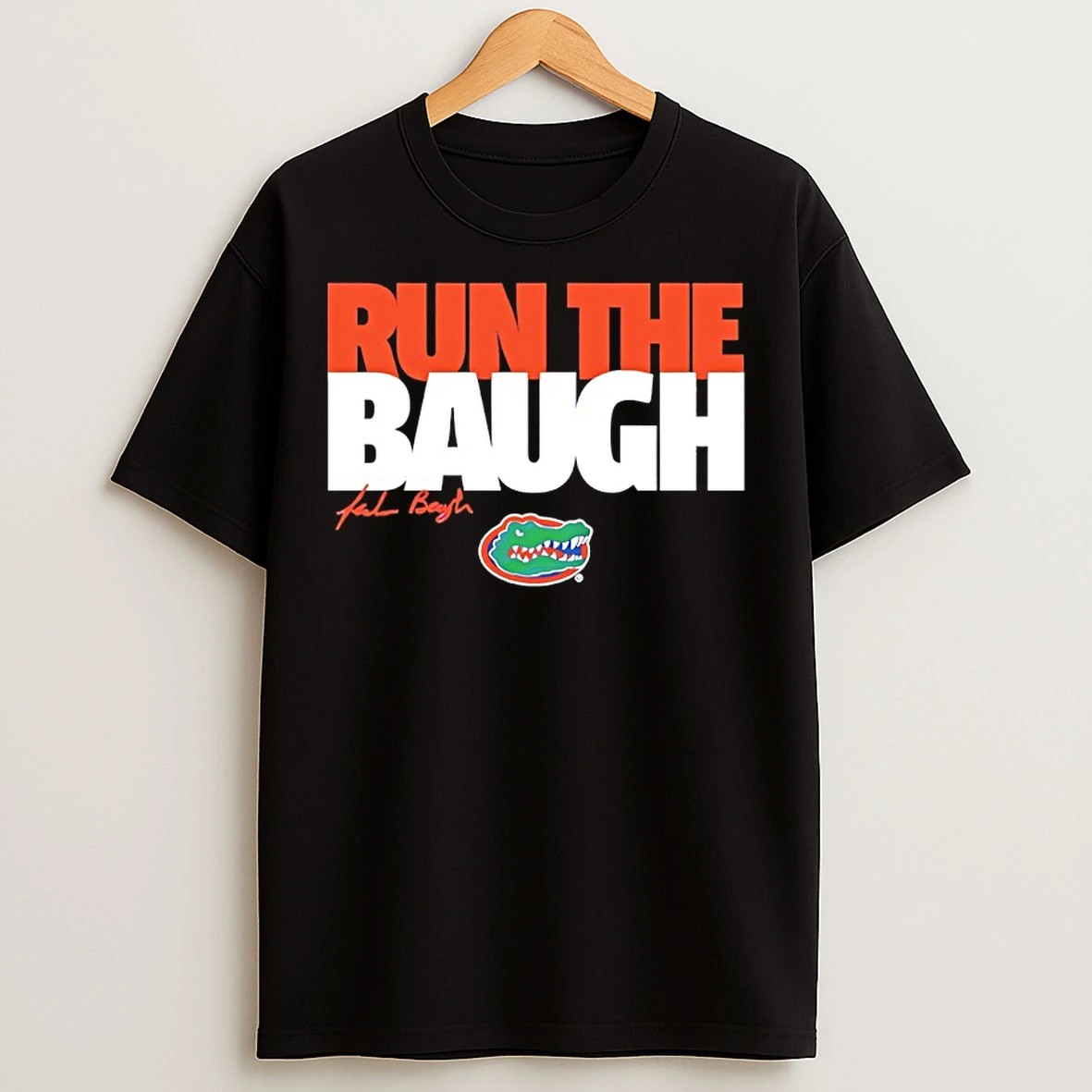Classic Jadan Baugh Run The Baugh Florida Gators Football Signature T Shirts