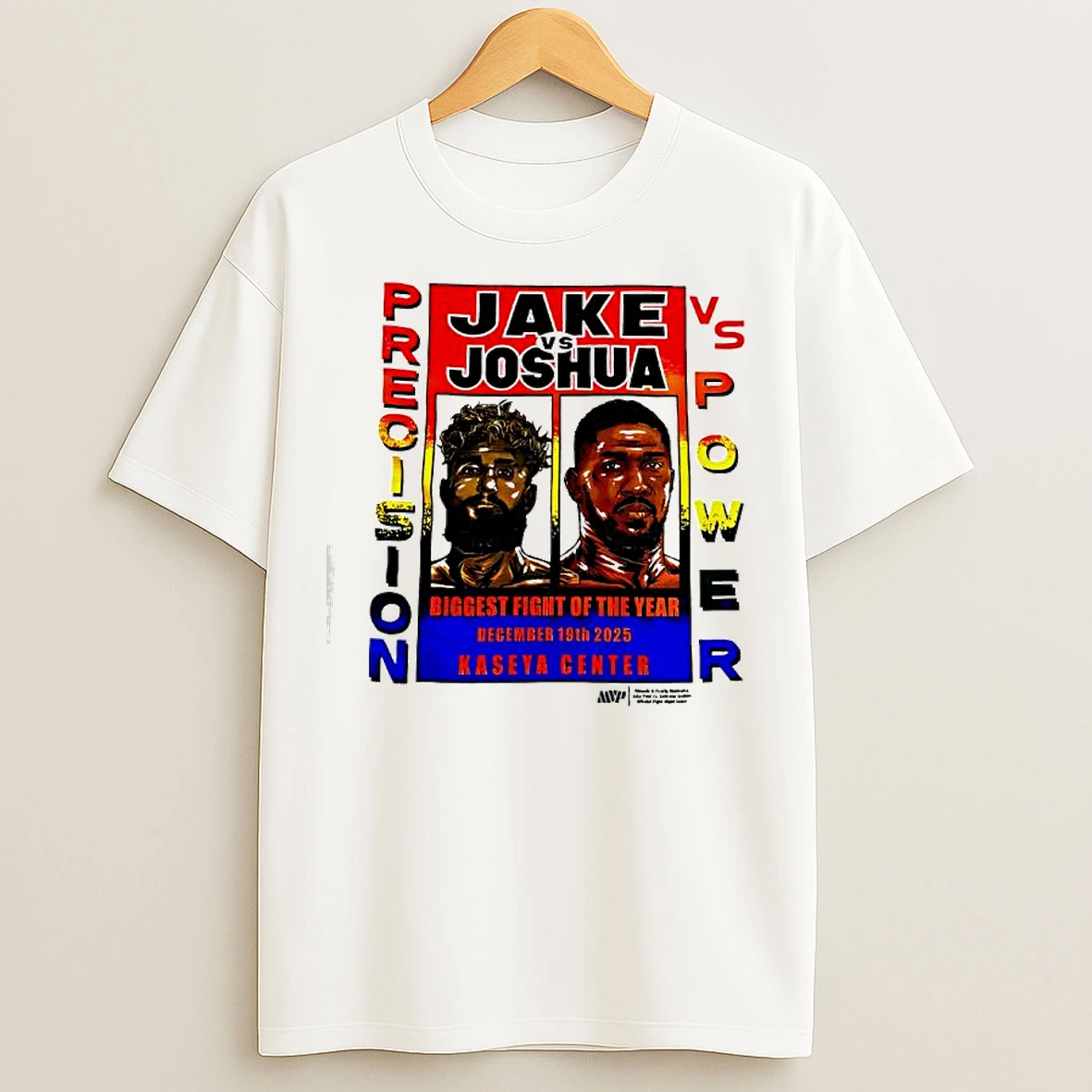 Classic Jake Vs Joshua Precision Vs Power Biggest Fight Of The Year T Shirts