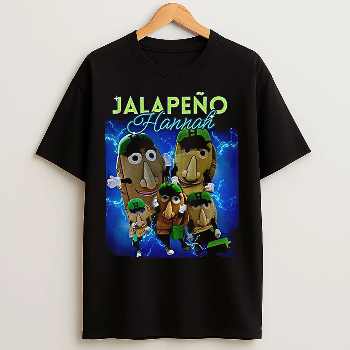 Classic Jalapeno Hannah Meme Lightning Graphic T Shirts