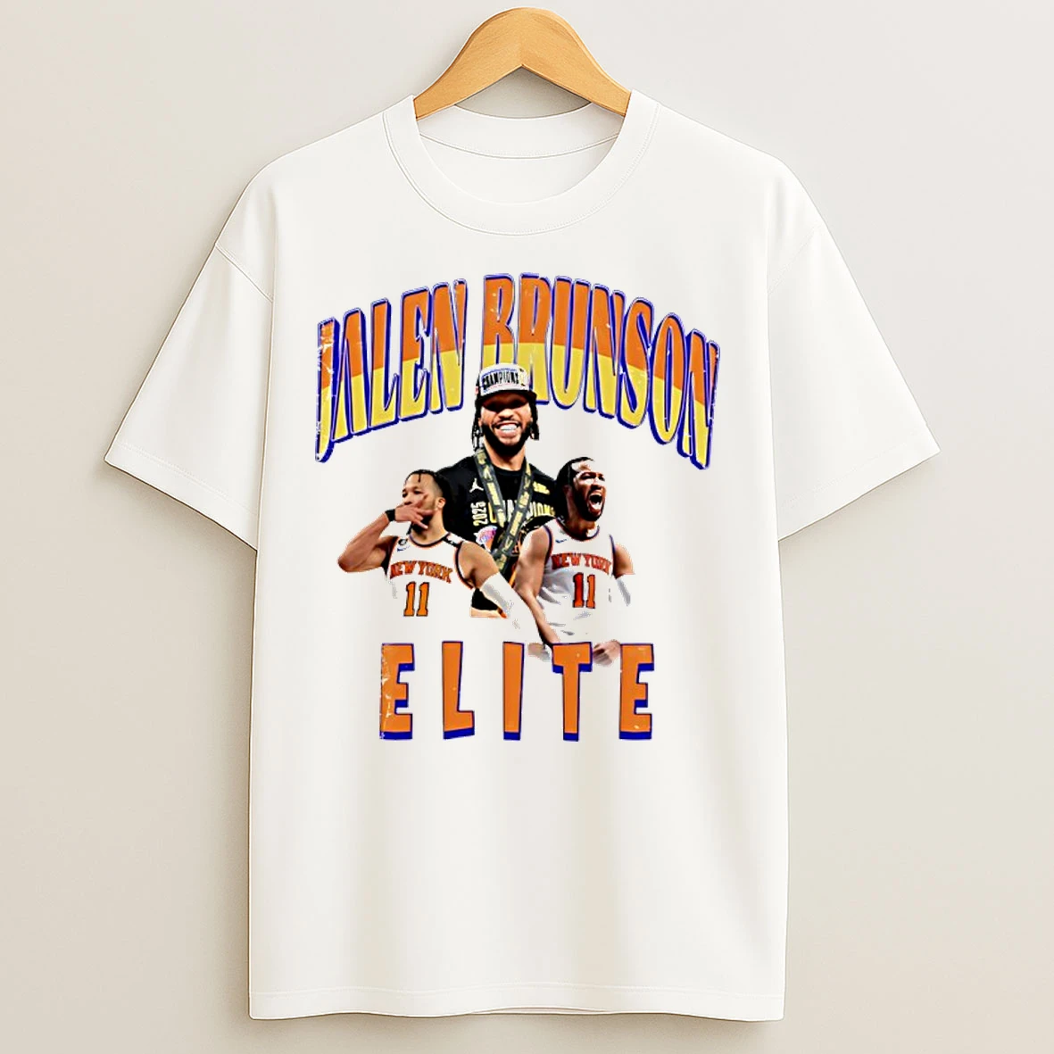 Classic Jalen Brunson 2025 Nba Cup Mvp New York Knicks T Shirts
