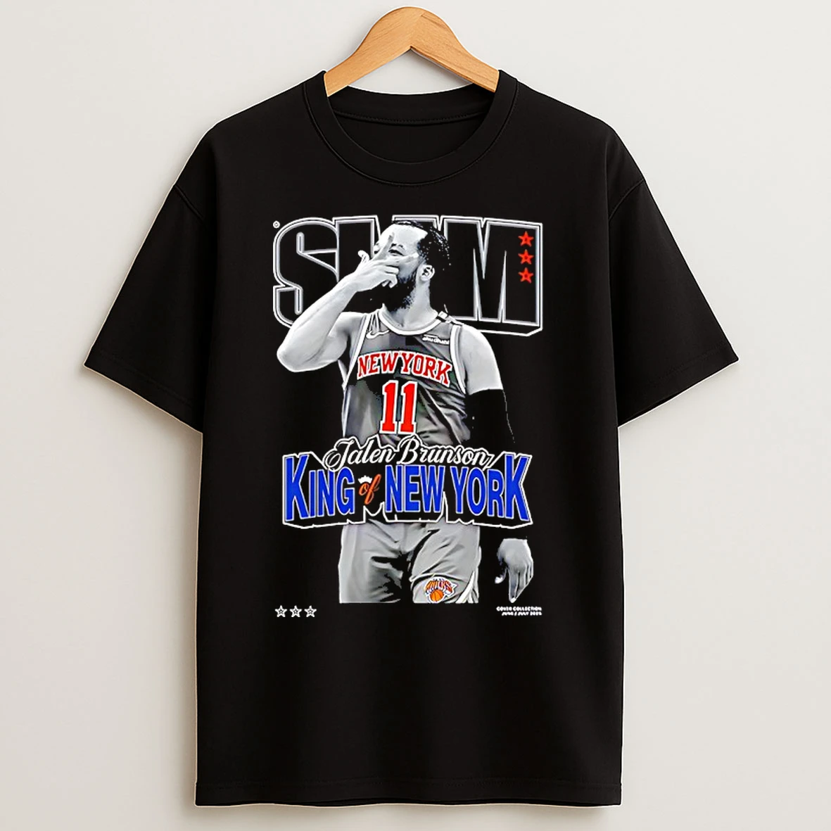 Classic Jalen Brunson King Of New York Slam T Shirts