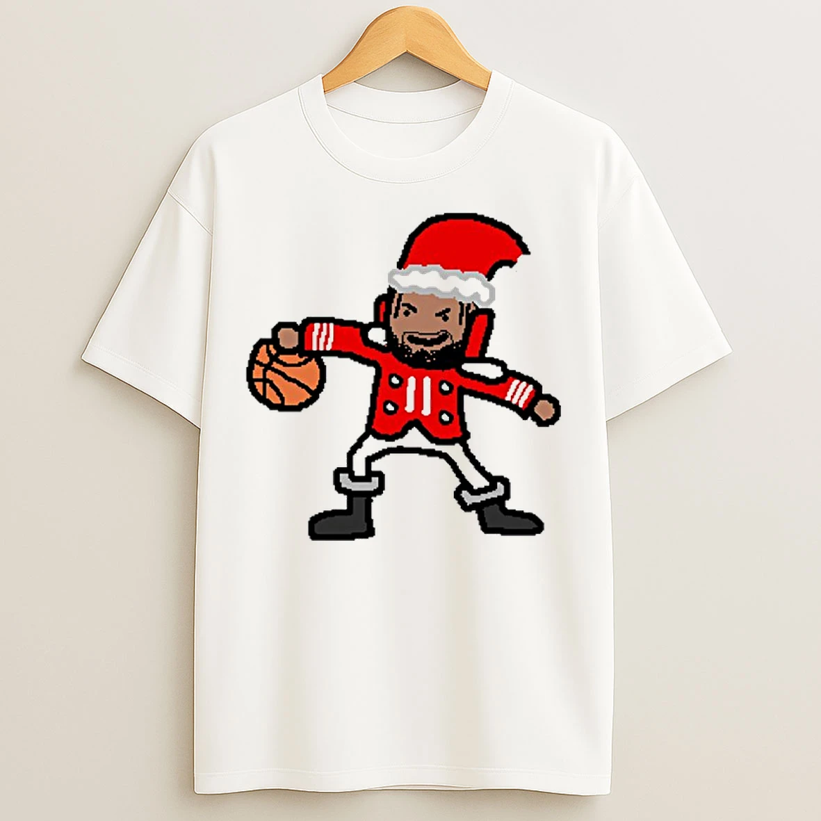 Classic Jalen Brunson New York Knicks Captain Christmas Art T Shirts