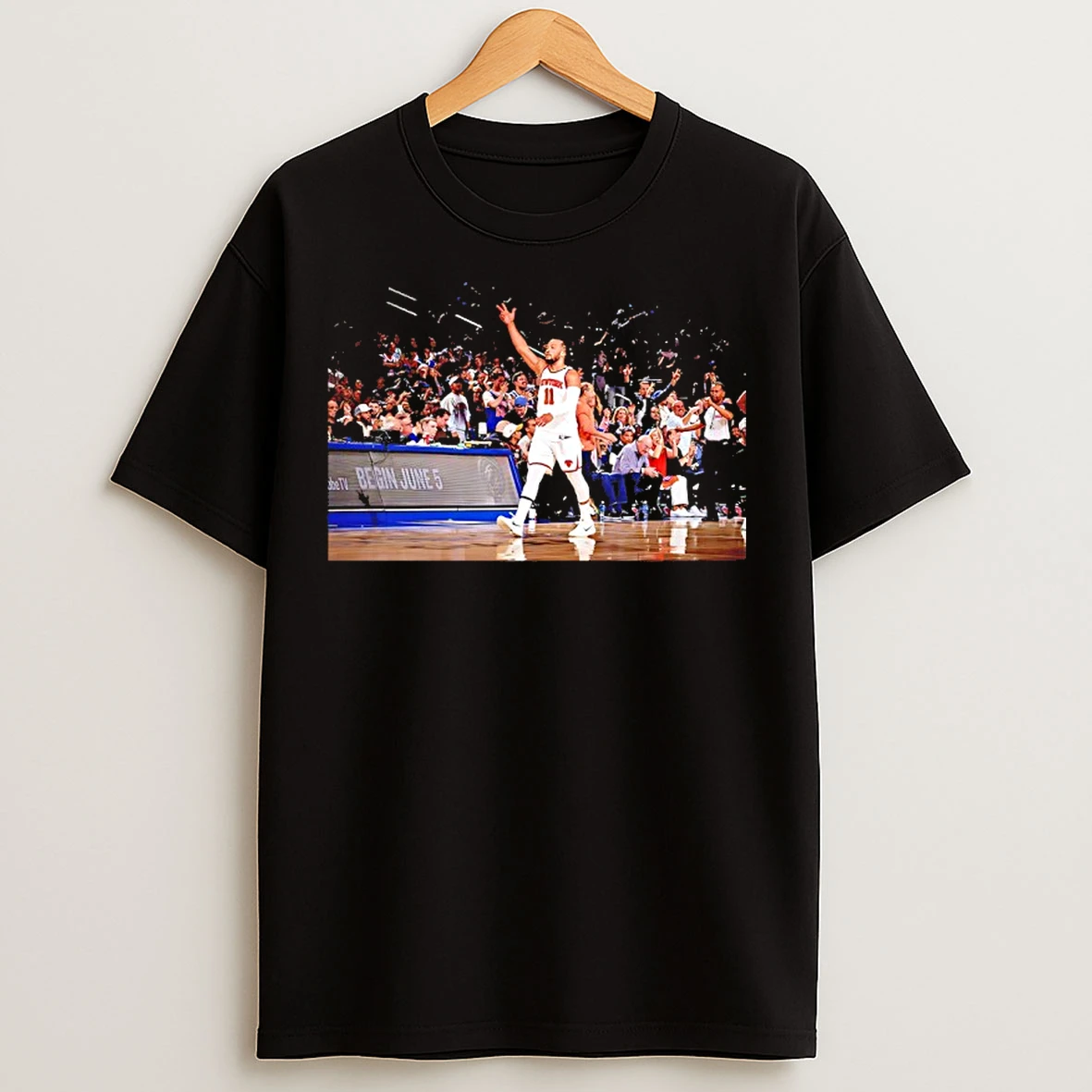 Classic Jalen Brunson New York Knicks Game 2025 Photo T Shirts