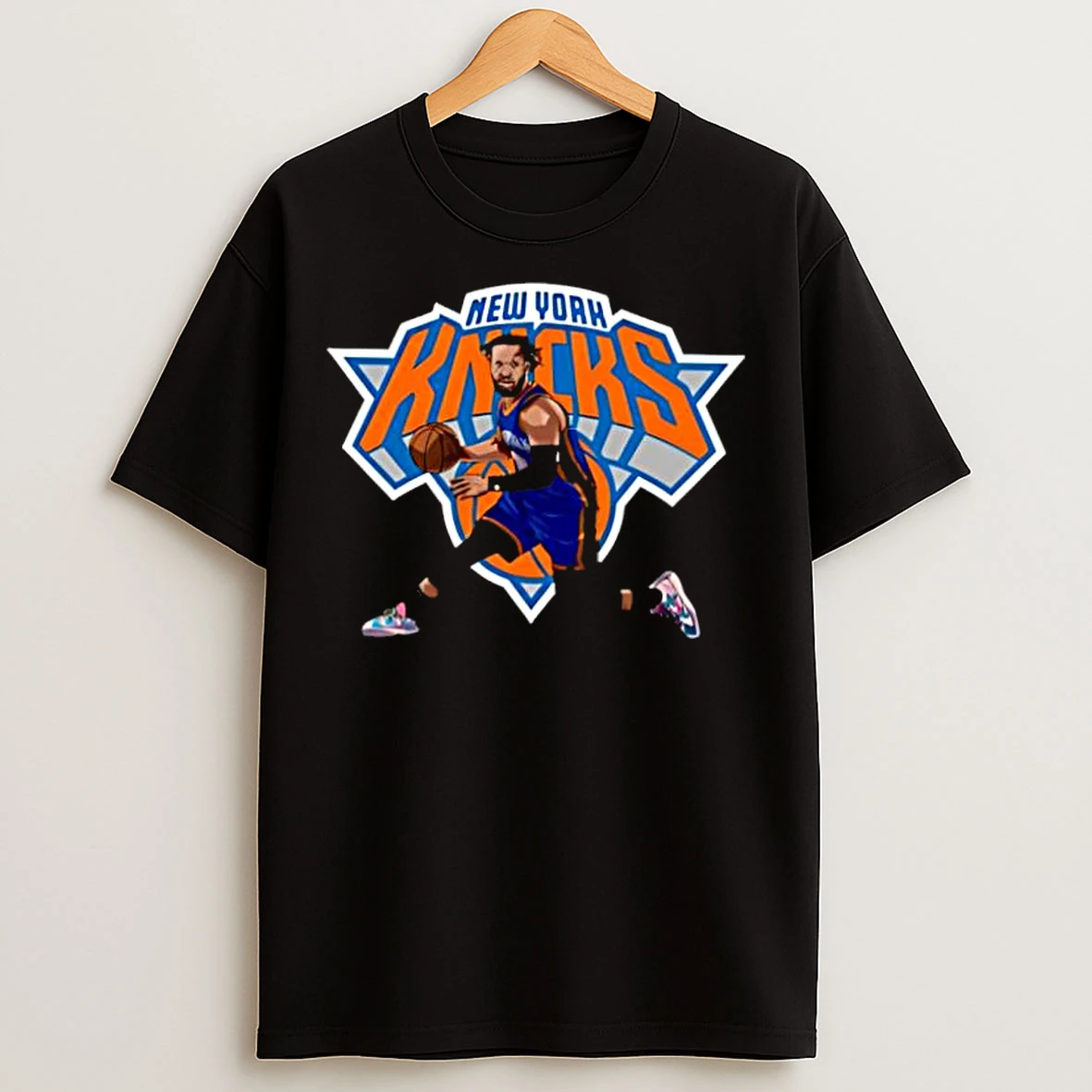 Classic Jalen Brunson New York Knicks Logo T Shirts