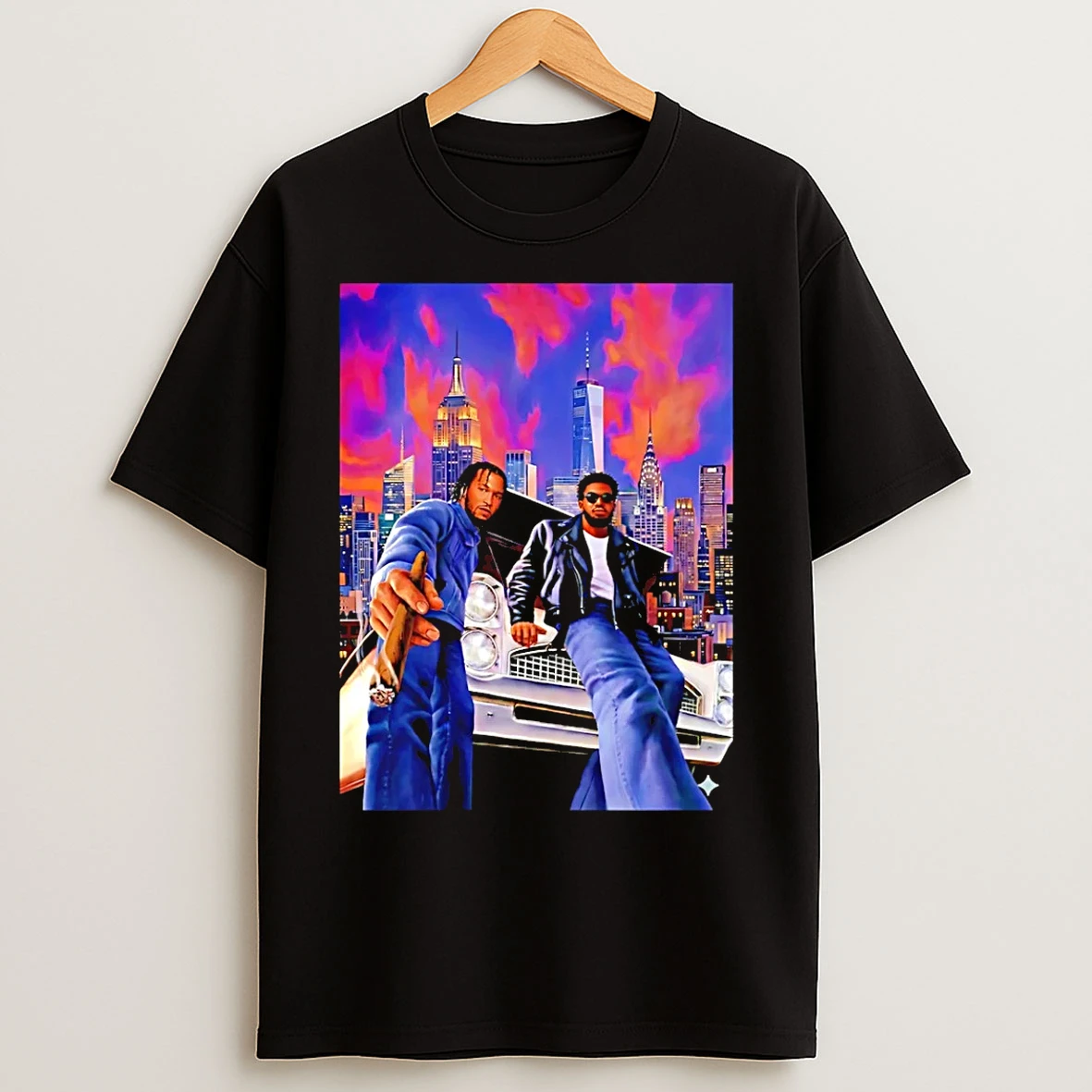 Classic Jalen Brunson And Karl Anthony Towns Ny Knicks Bad Boys Of New York T Shirts