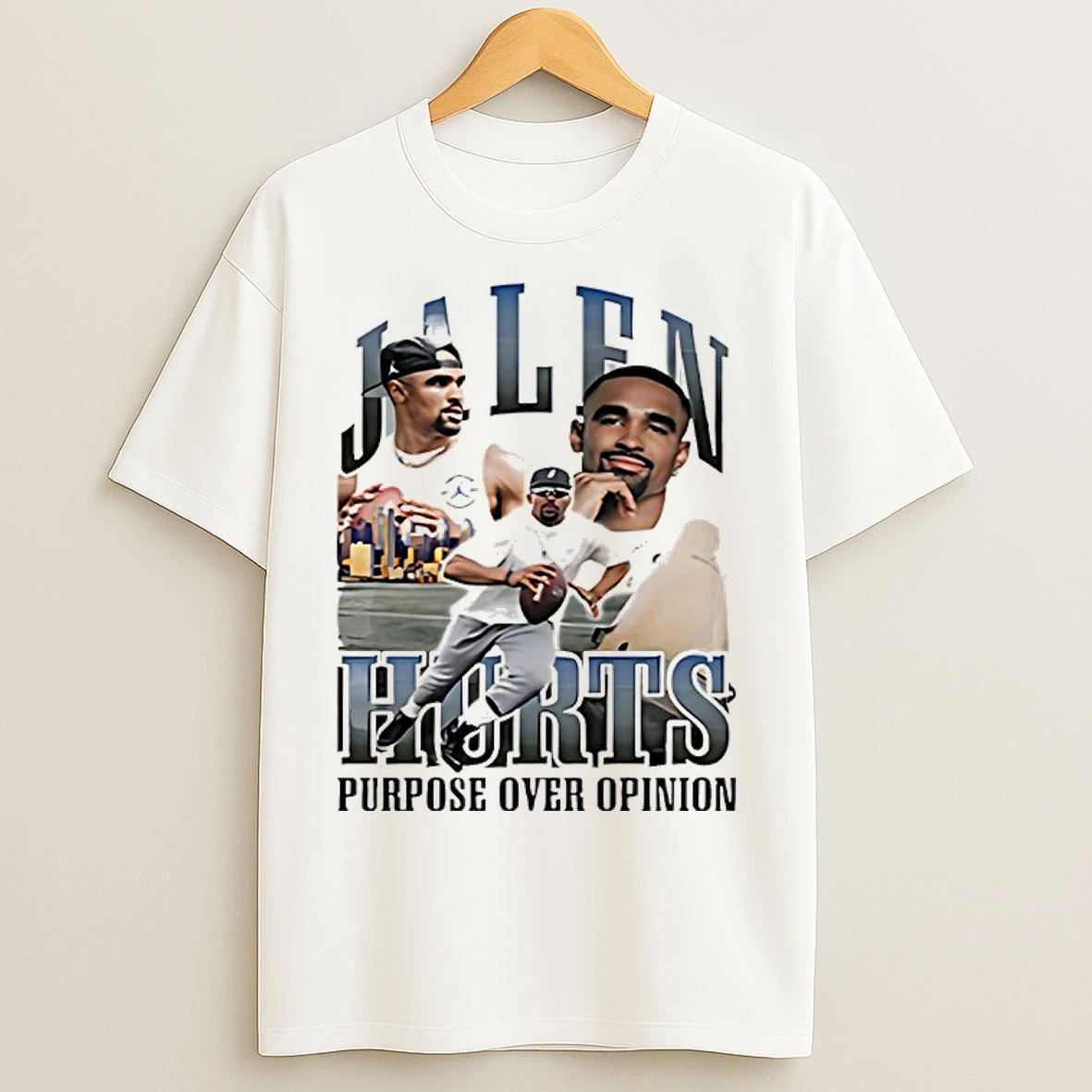 Classic Jalen Hurts Purpose Over Opinion Philadelphia Eagles T Shirts