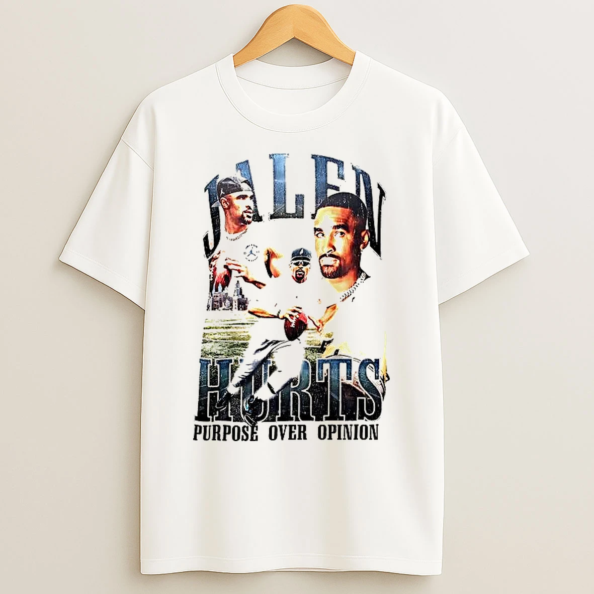 Classic Jalen Hurts Purpose Over Opinion Graphic T Shirts