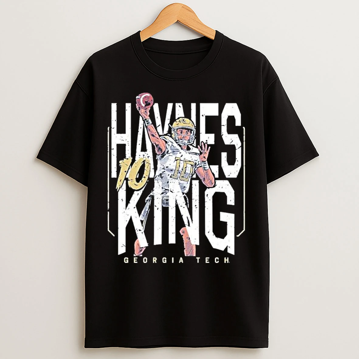 Classic Jamal Haynes Haynes King Georgia Tech Yellow Jackets Football T Shirts