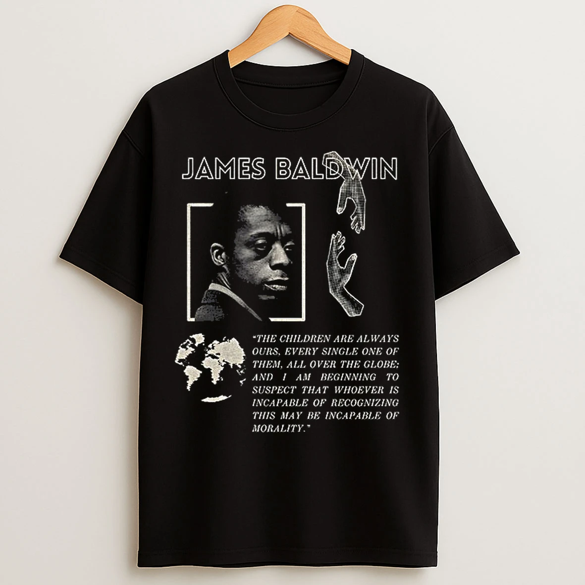 Classic James Baldwin Quote Children Always Ours Protest Free Palestine Gaza T Shirts