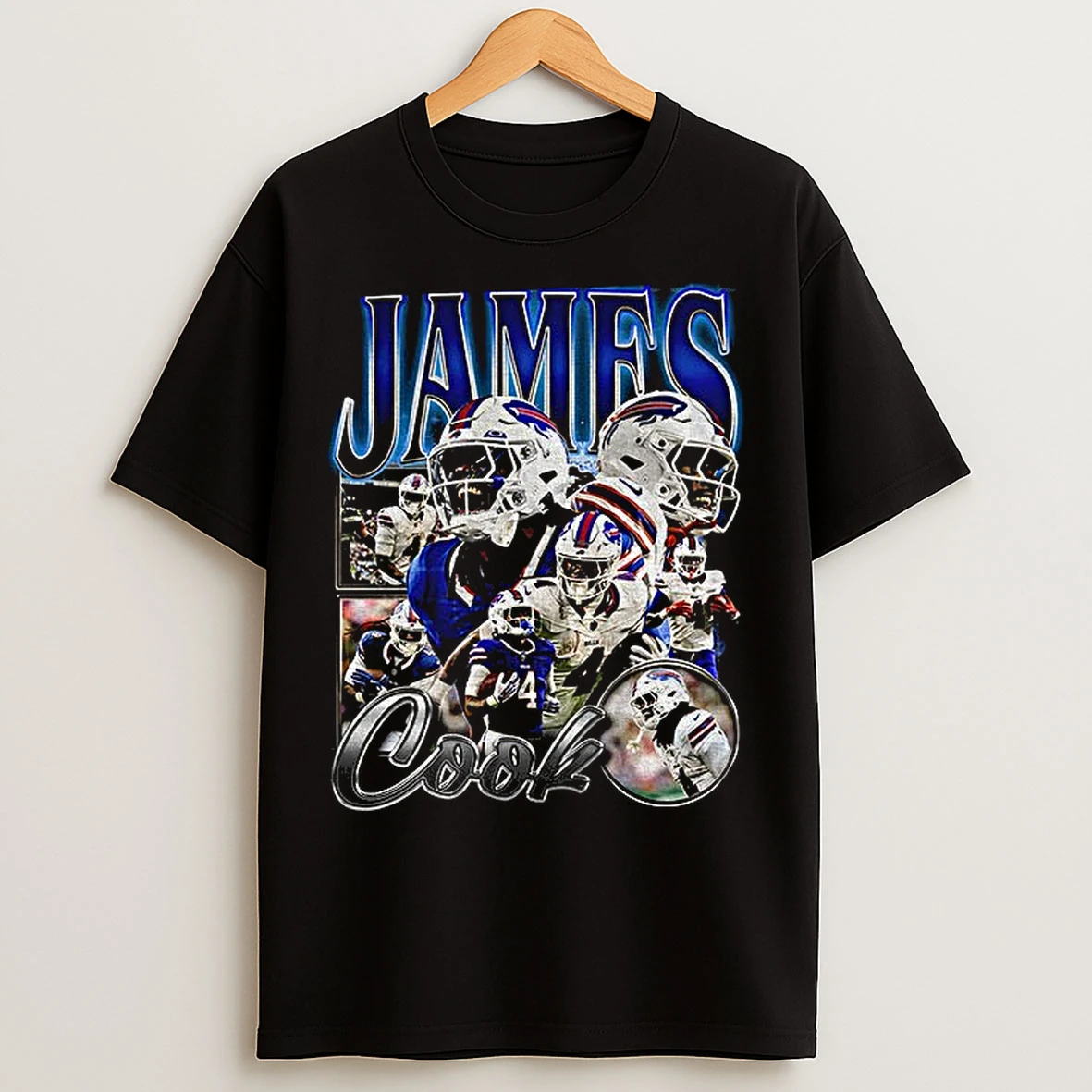 Classic James Cook Buffalo Bills Nfl Football Graphic T Shirts