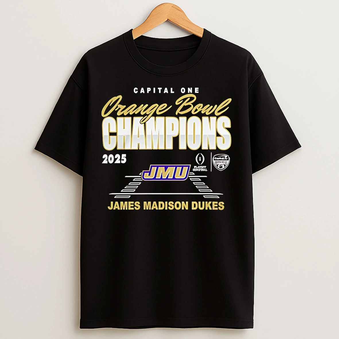 Classic James Madison Dukes 2026 Orange Bowl Champions Classic T Shirts