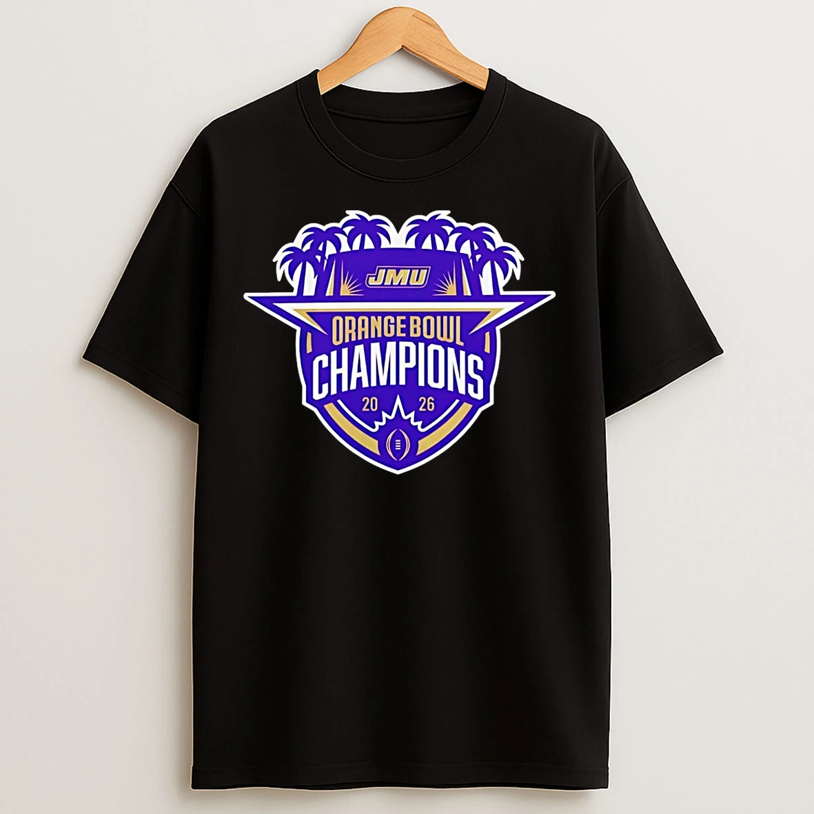 Classic James Madison Dukes Football 2026 Orange Bowl Champions T Shirts