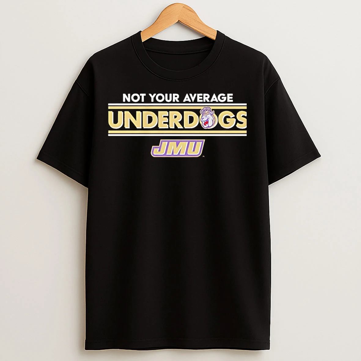 Classic James Madison Dukes Not Your Average Underdogs Logo Christmas T Shirts