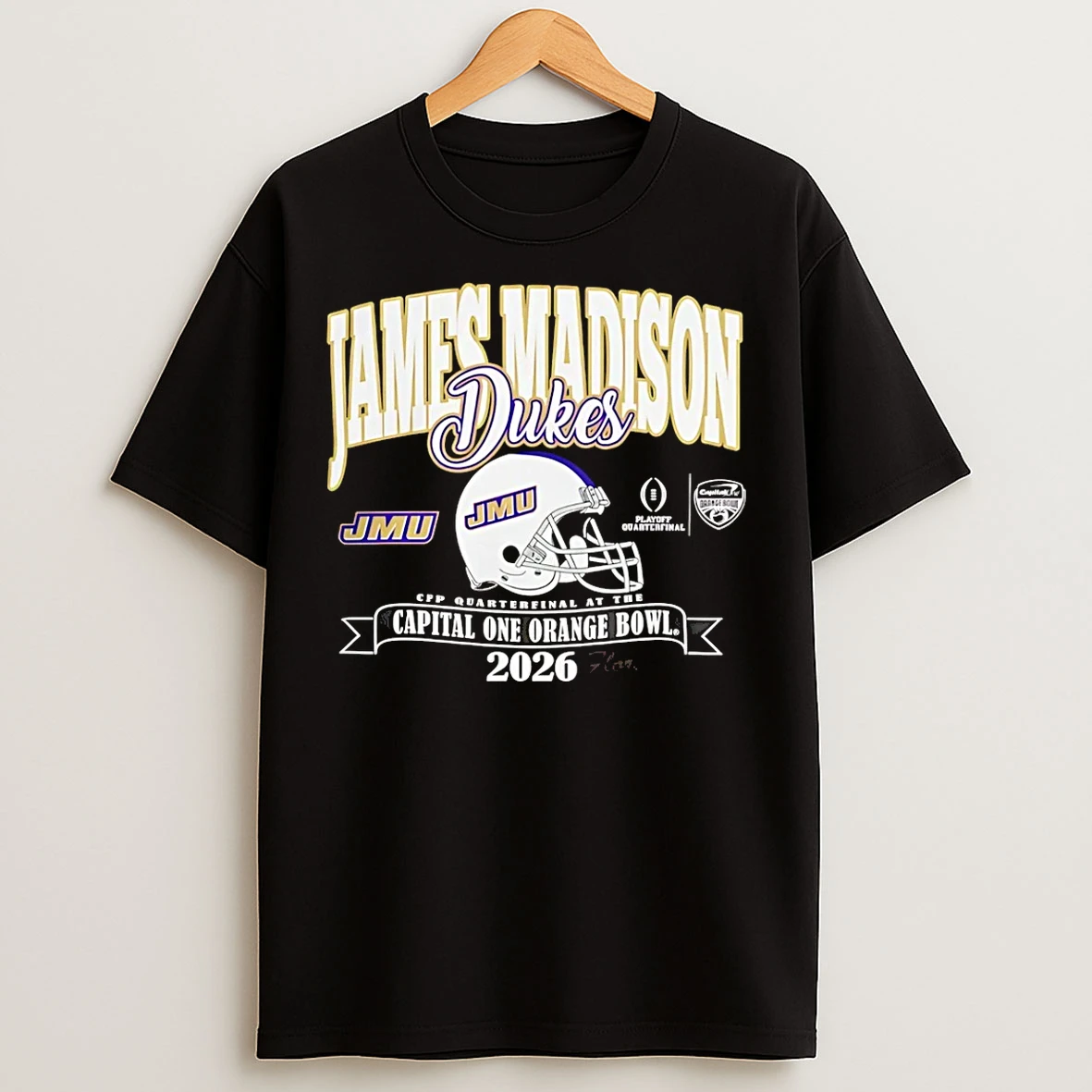 Classic James Madison Dukes Orange Bowl 2026 Cfp T Shirts