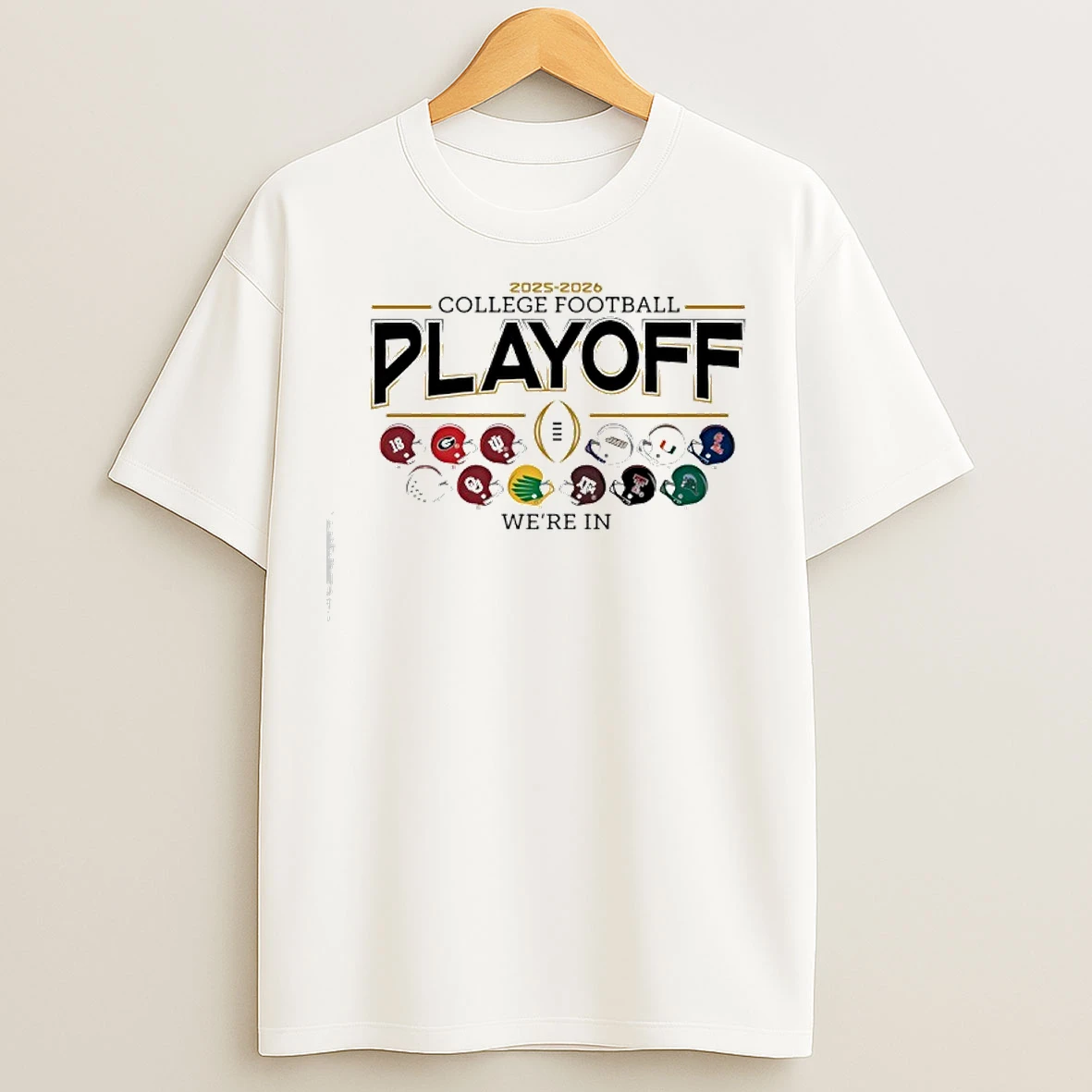 Classic James Madison University Dukes Football 2025 College Football Playoffs 12 Team Were In T Shirts