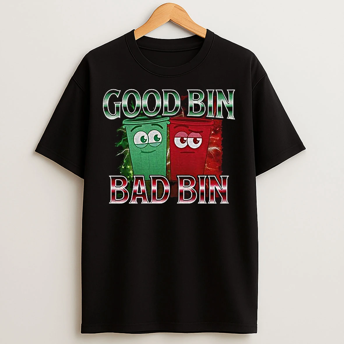 Classic James Marriott Willne Good Bin Bad Bin T Shirts