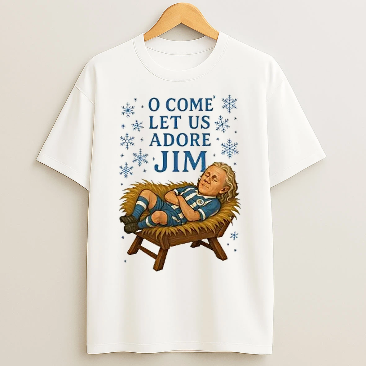 Classic James Mcclean O Come Let Us Adore Jim Christmas T Shirts