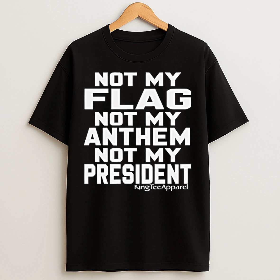 Classic Jannine Not My Flag Not My Anthem Not My President T Shirts