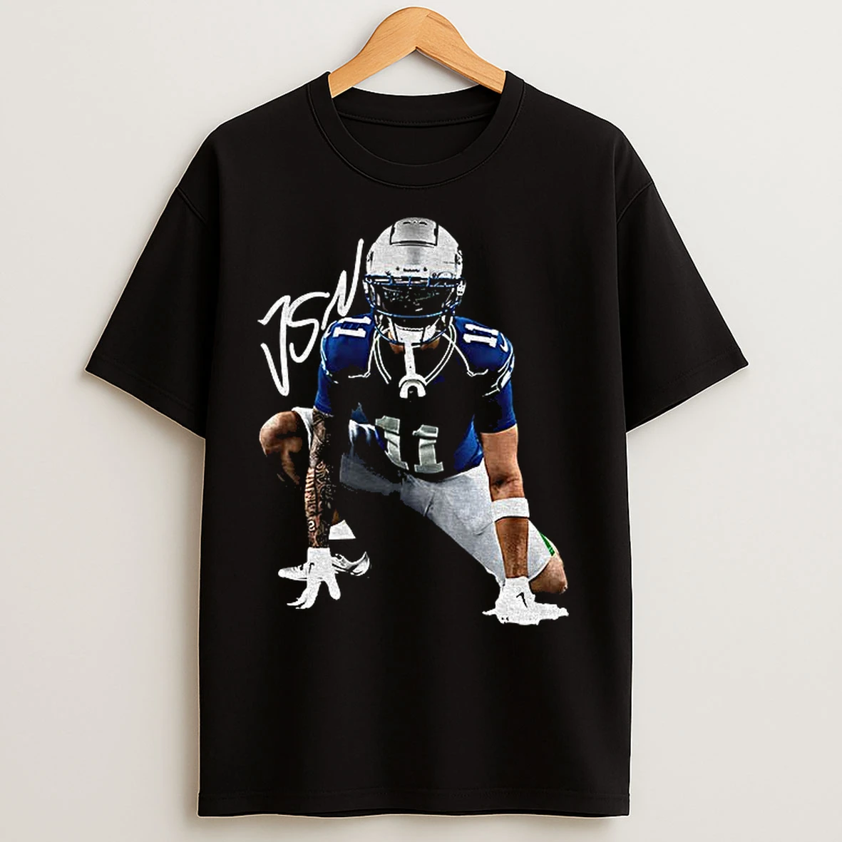 Classic Jaxon Smith Njigba Seattle Seahawks National Football League Football Signature T Shirts