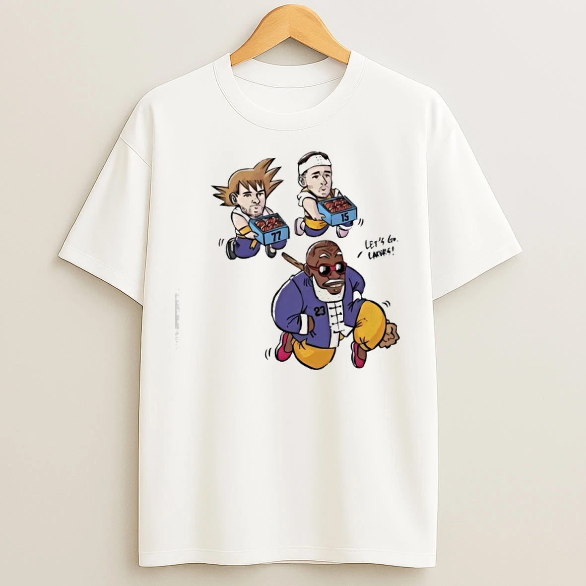 Classic Jay Kim Lets Go Lakers T Shirts