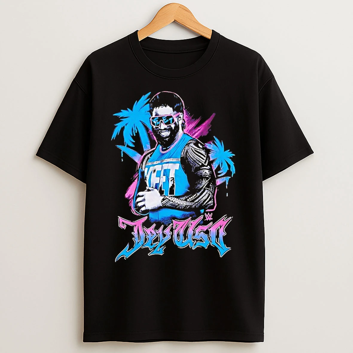 Classic Jay Uso Palm Trees Wwe T Shirts