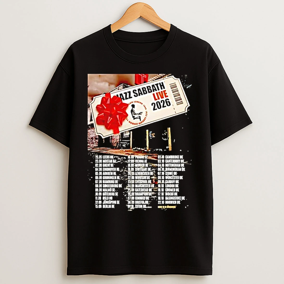 Classic Jazz Sabbath Live 2026 Uk And Europe Schedule Dates T Shirts